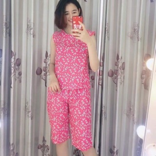 Bộ lanh lửng cánh tiên mặc nhà Shady