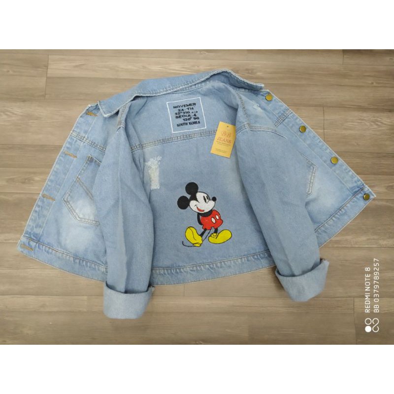 (sỉ) Áo khoác jean nữ cao cấp form vừa 58Kg chất jean xịn bao đẹp giá tốt tại Chiwawa shop