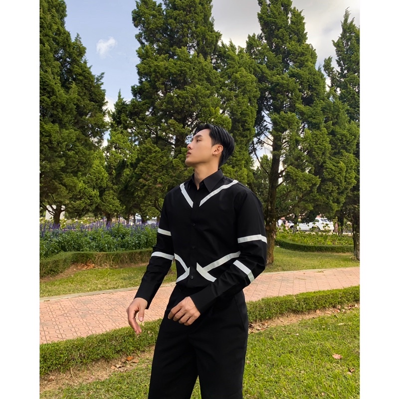 ÁO SƠ MI NAM VIỀN VÂN