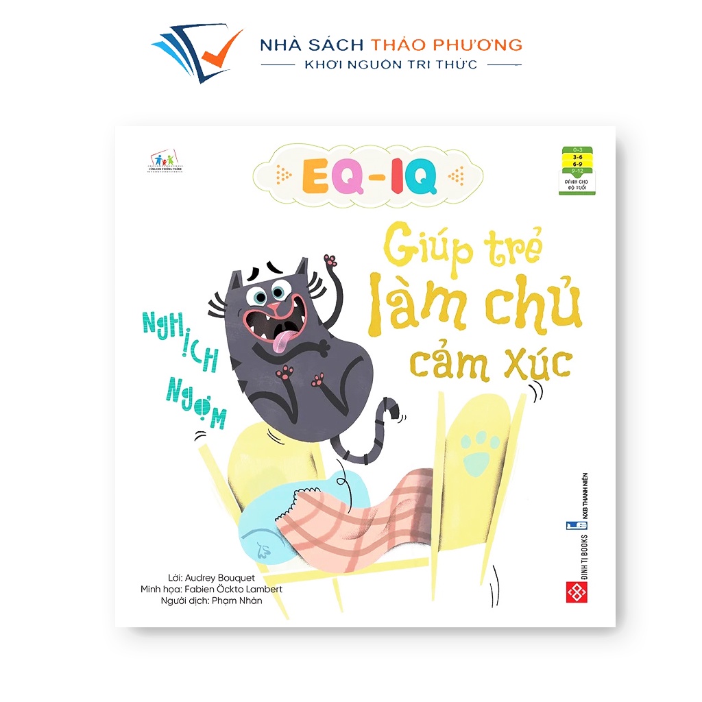 Sách - EQ-IQ giúp trẻ làm chủ cảm xúc cho bé từ 3-9 tuổi