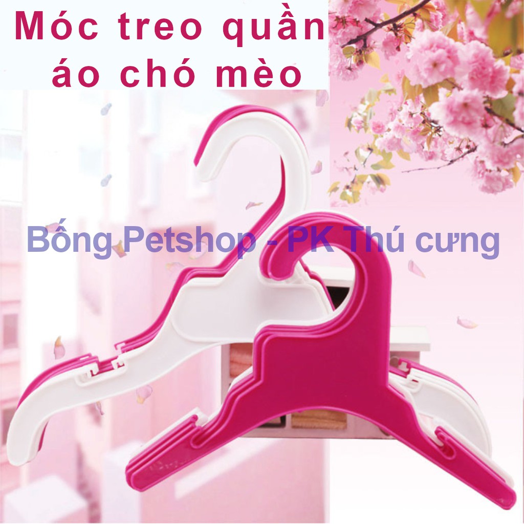 Móc treo quần áo chó mèo - Mắc áo thú cưng