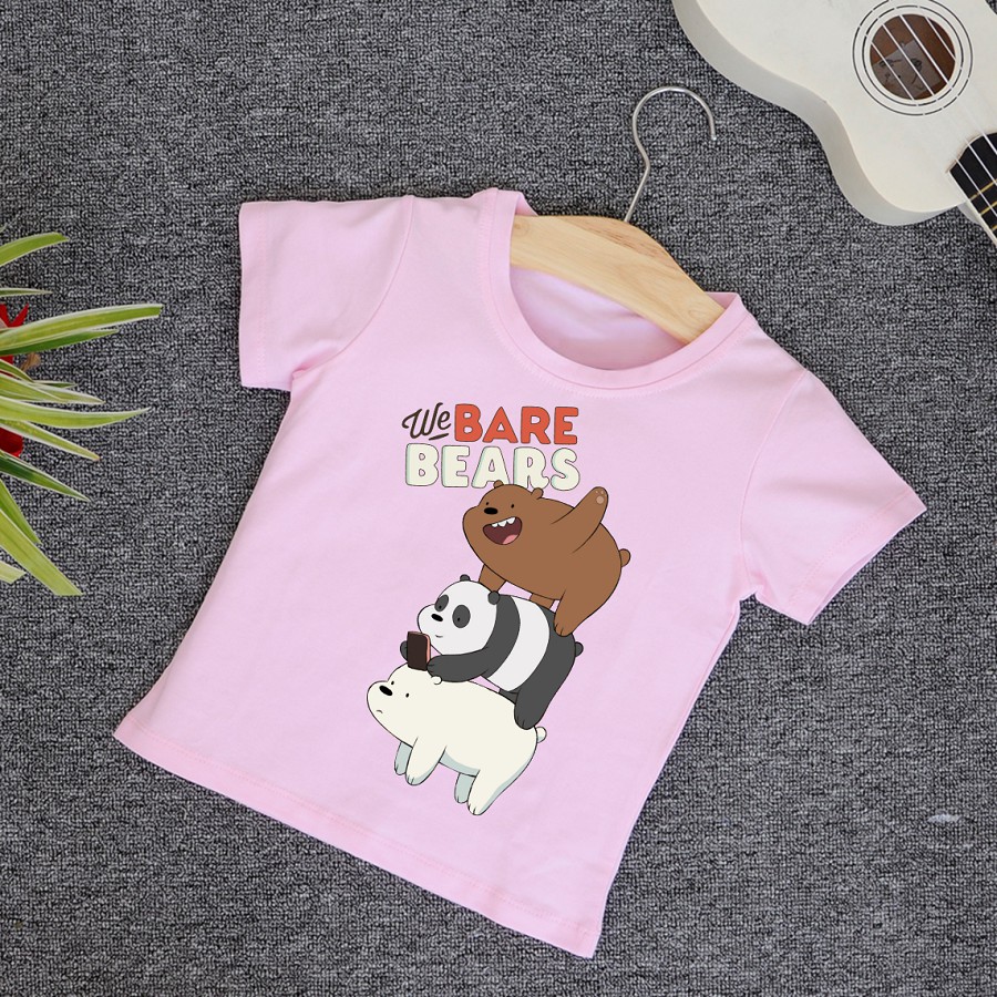 Áo 3 Con Gấu We Are Bear Dành Cho Bé Trai Bé Gái Đủ Size