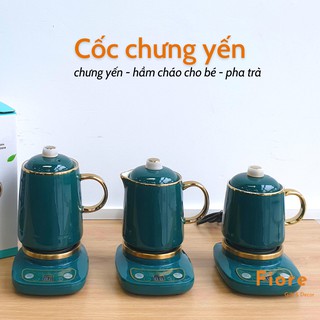 Cốc chưng yến, cốc hầm đa năng kèm đế điện chính hãng Under1000k - bảo hành 1 tháng