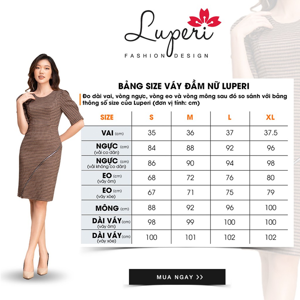 Váy Đầm Thiết Kế Nữ Hoa Nhí Chất Voan Hàn Siêu Mát LUPERI LFV3188 Cho Bạn Nữ Đi Chơi Đi Dạo Phố | BigBuy360 - bigbuy360.vn