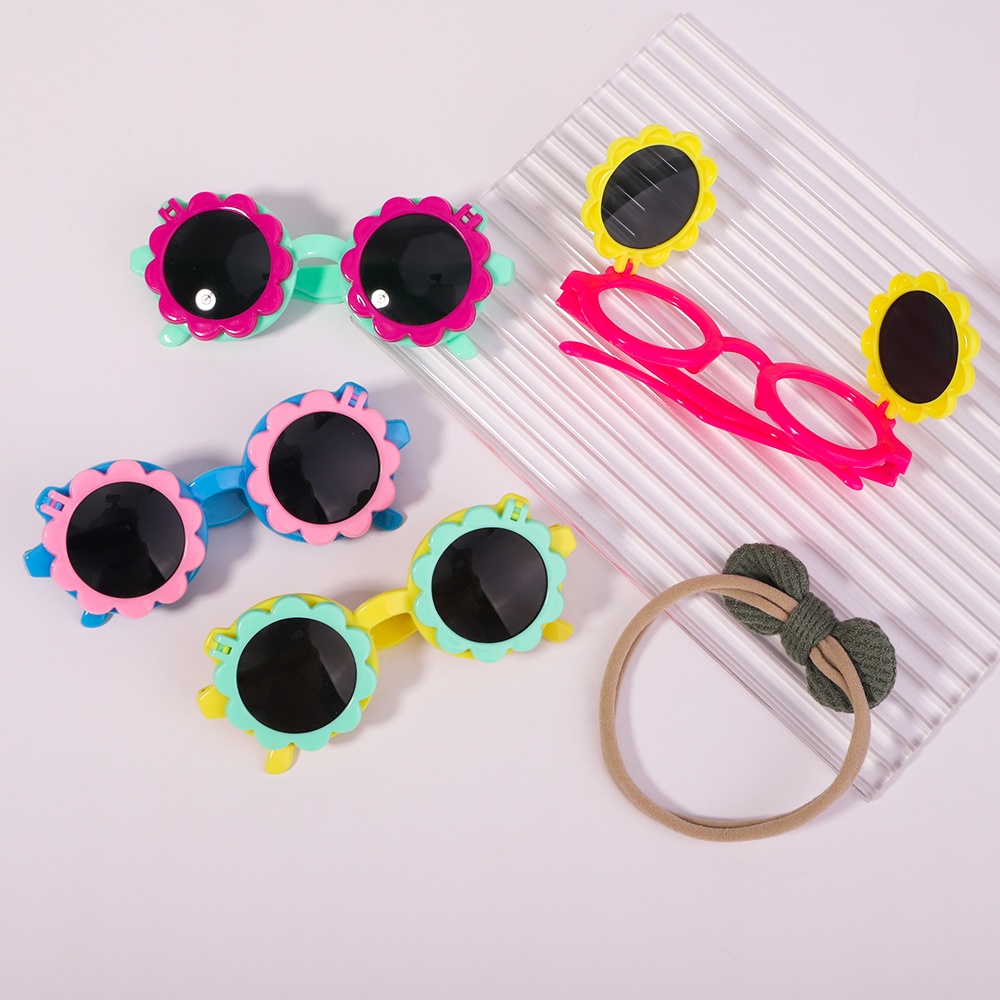 RainBow Bows Set 3 Phụ Kiện Tóc Dễ Thương Cho Bé