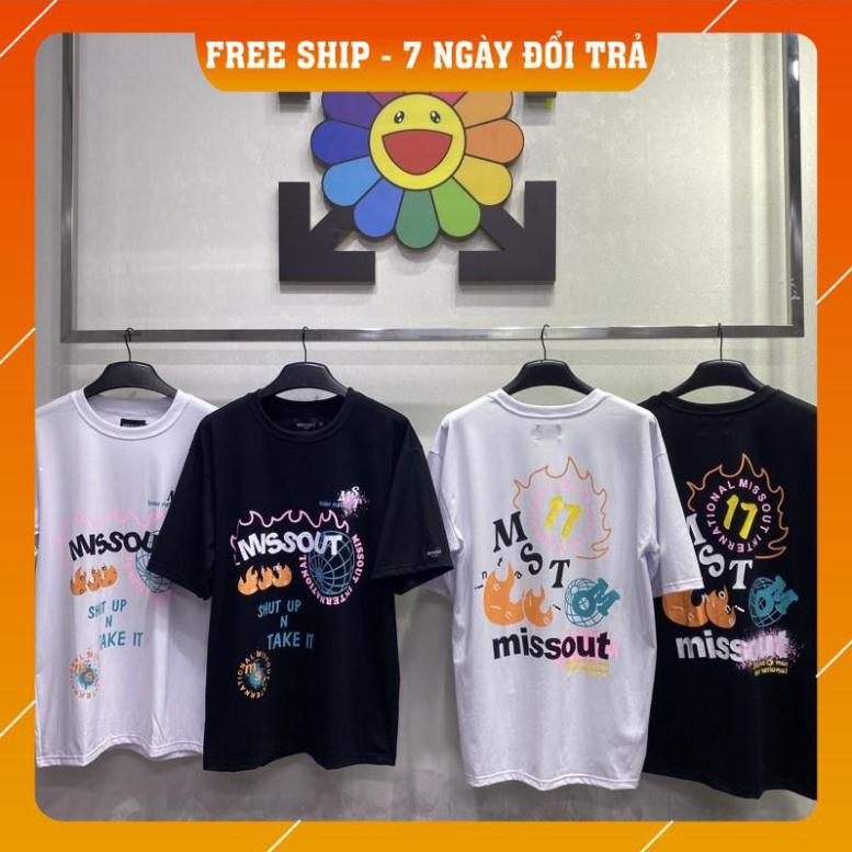 Áo thun tay lỡ form rộng nam nữ missout TEE MST SQUAD nam nữ Full Tag tay cổ | BigBuy360 - bigbuy360.vn