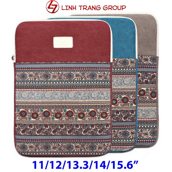 Túi chống sốc thổ cẩm CanvasArtisan cho laptop - Oz98
