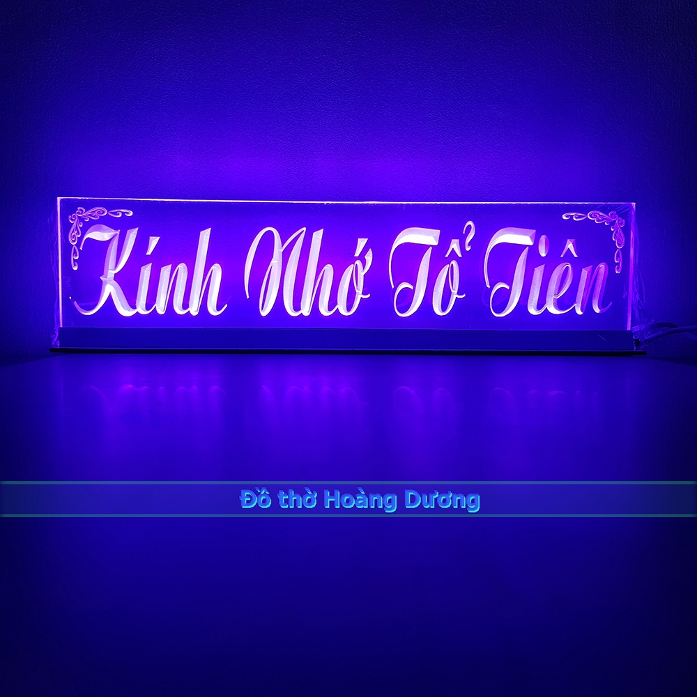 Chữ điện Kính Nhớ Tổ Tiên - Đồ thờ Hoàng Dương