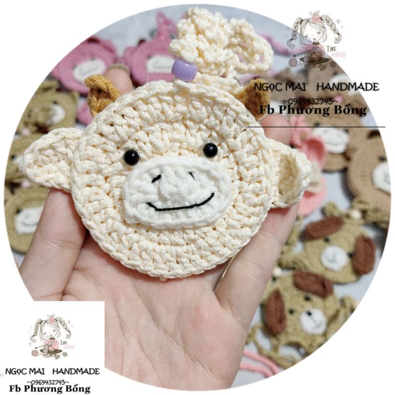 Túi Đựng Tỏi Cho Bé[ Hình Con Trâu]