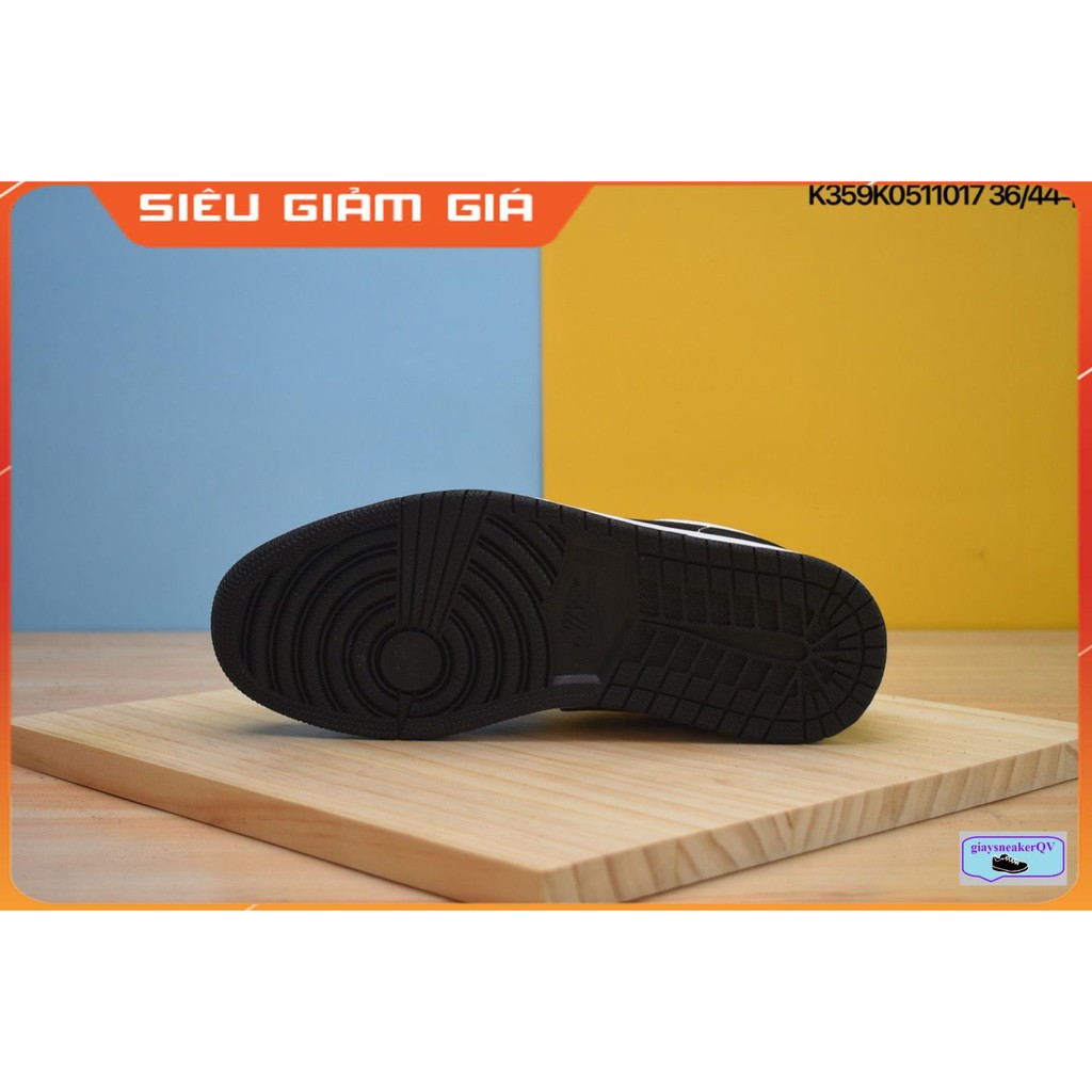 Giày thể thao Air Jordan 1 Low SE Black White  thấp cổ siêu đẹp, Giày Jordan 1 đen trắng dành cho nam và nữ
