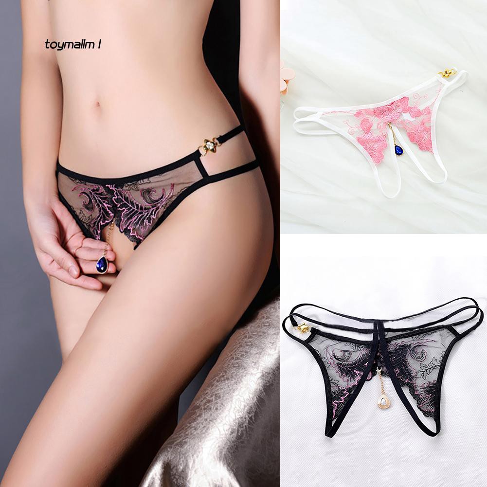 Quần lót không đáy đính ngọc trai giả gợi cảm cho nữ | BigBuy360 - bigbuy360.vn