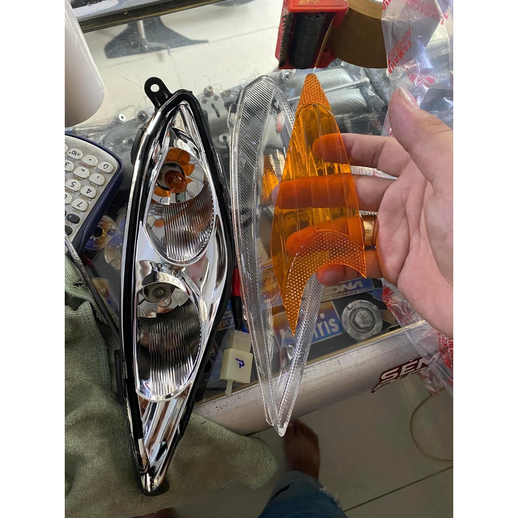 Xi nhan ex2010 mod hy lạp mica cam full dây điện bóng đèn lắp ráp như zin