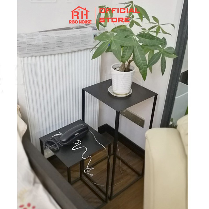 Bộ bàn trang trí RIBO HOUSE bàn khung kim loại sơn tĩnh điện trang trí phòng khách - phòng ngủ,ban công RIBO 157