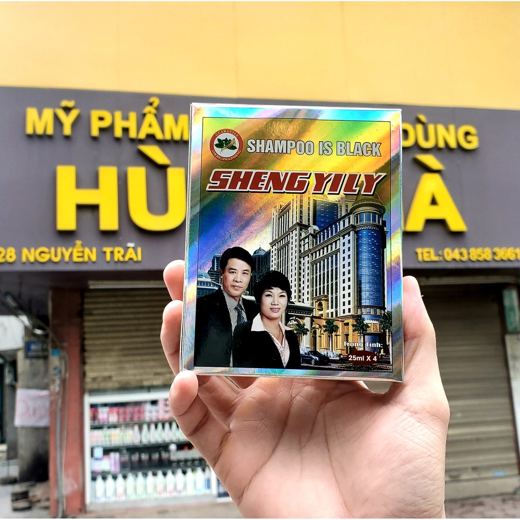 Thuốc nhuộm đen tóc Gội Là Đen 5 gói