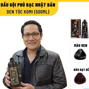 Dầu gội đen tóc Komi, nhuộm tóc Komi Nhật Bản hàng Nhật chính hãng