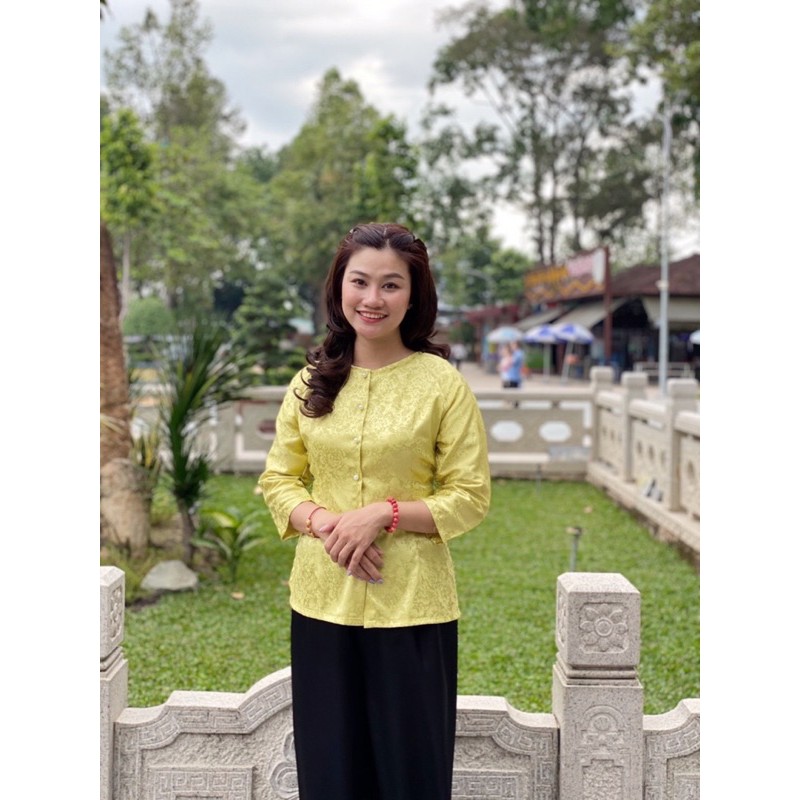 Áo Lam Đi Chùa  ĐỒ BÀ BA GIÁ RẺ VÔ ĐỊCH