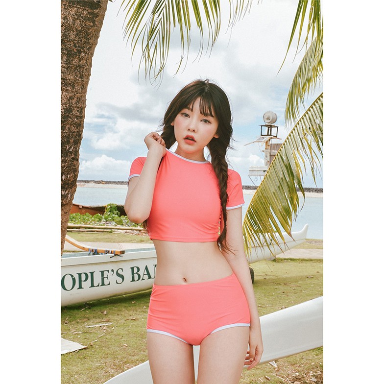 Bộ bơi cộc tay basic 3 màu | BigBuy360 - bigbuy360.vn