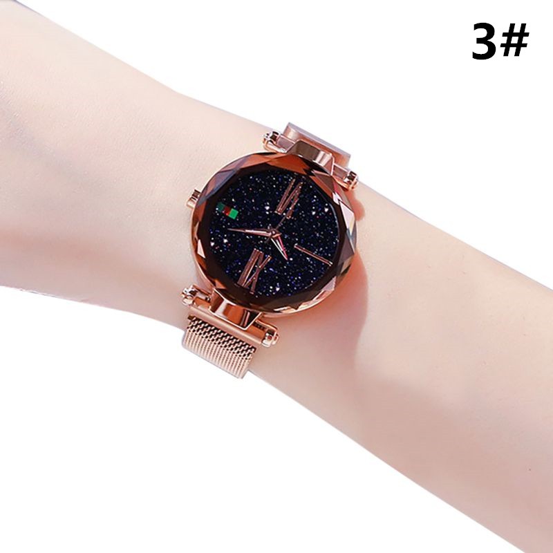 Đồng hồ đeo tay dây thép lưới không gỉ thời trang cho nữ | BigBuy360 - bigbuy360.vn
