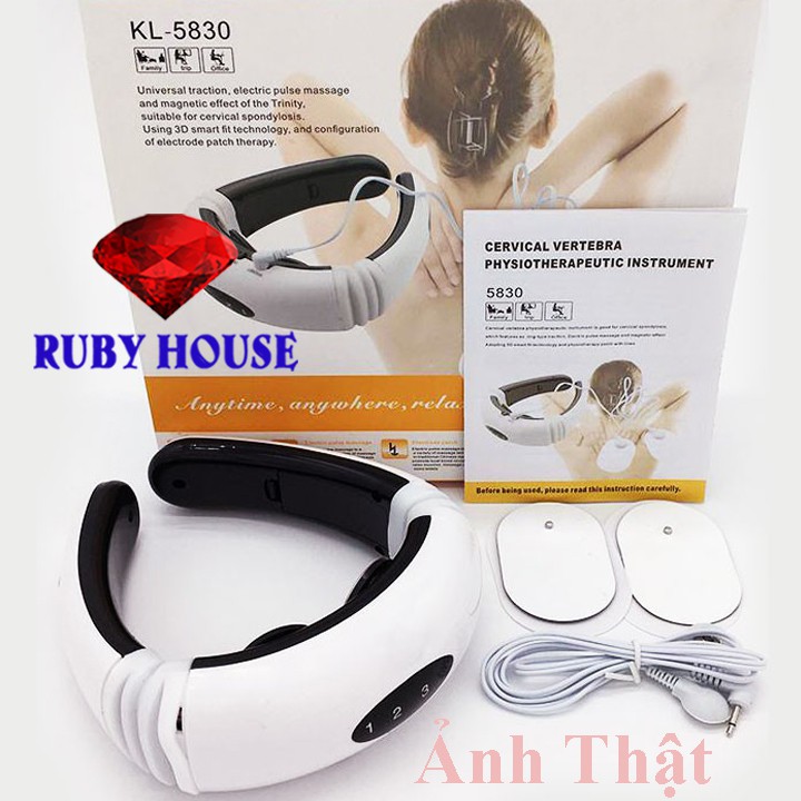 Máy massage cổ vai gáy Neck Massager KL-5830-Ruby House