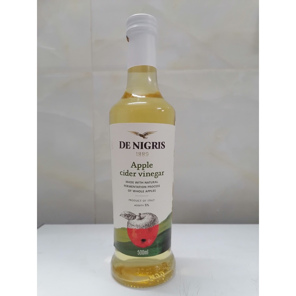 [500ml] GIẤM TÁO [Italia] DE NIGRIS Apple Cider Vinegar (cff-hk)