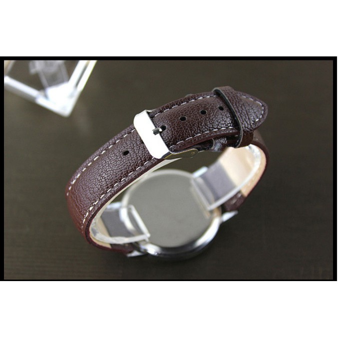 Đồng hồ đôi nam nữ Yazole 279 dây da sang trọng