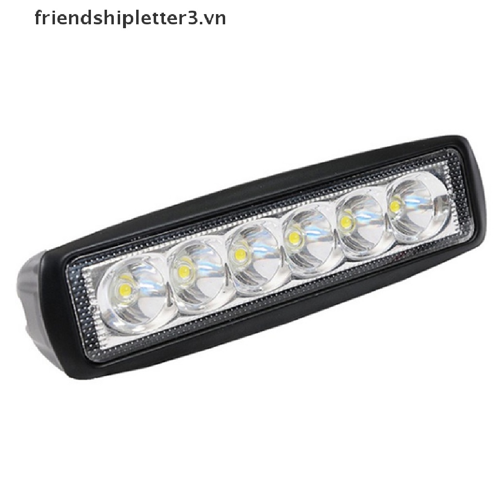 Thanh Đèn LED Trợ Sáng Chống Sương Mù 18W 6000K Dành Cho Ô Tô / Xe Tải / Tàu Thuyền Thanh Đèn LED DRL 18W Cho Xe Tải  Công Sở Dẫn Đầu 6000K 18W