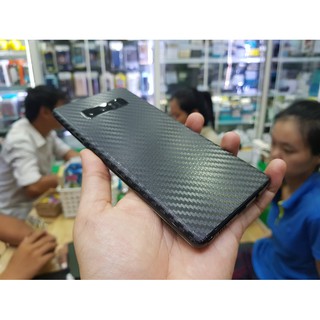 Miếng dán Carbon mặt lưng S8 S9 Note8, Note 9, S8+, S9+