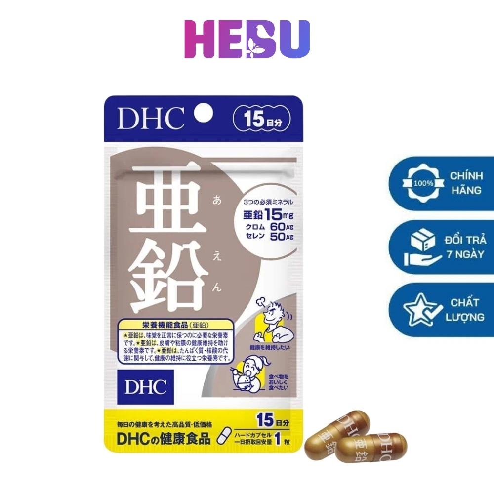 Viên uống DHC bổ sung kẽm hỗ trợ giảm mụn và tăng cường sức đề kháng Nhật Bản 15 viên - HEBU OFFICIAL STORE