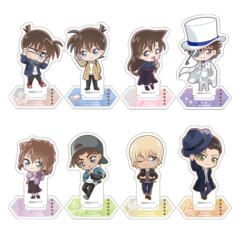 Standee Conan Haibara Ran Shinichi Kid Akai Amuro Hattori Standee mô hình Conan