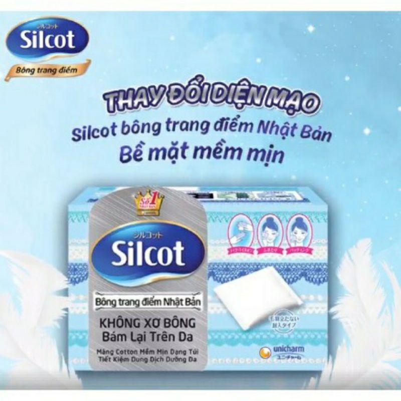 Bông Trang Điểm Silcot Hộp 82 Miếng