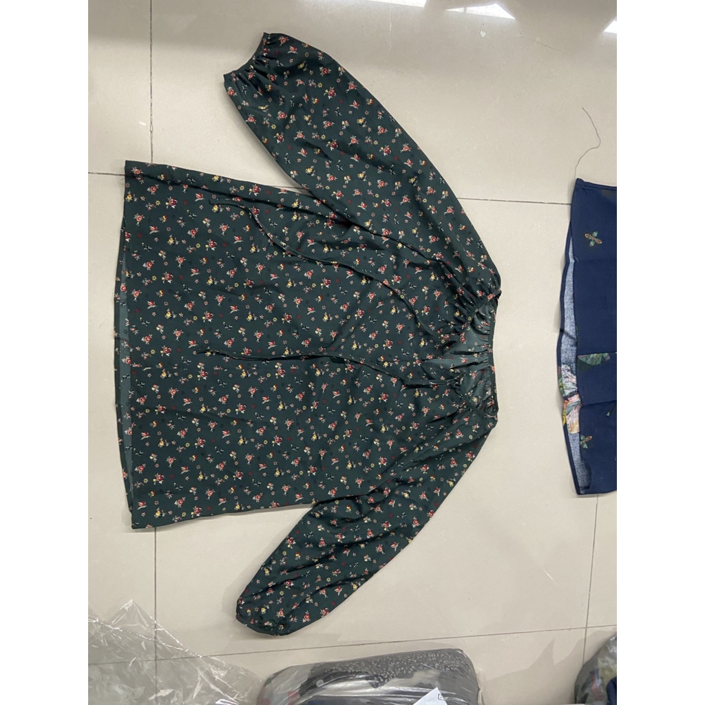 Áo kiểu ZANZEA tay lỡ 3/4 cổ thắt nơ phong cách vintage thời trang cho nữ