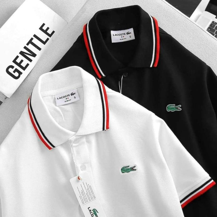 Hè Áo POLO Nam LACOSTE  Cá Sấu Cotton Cổ bẻ trẻ trung hiện đại !