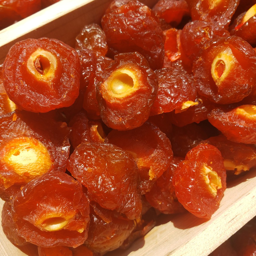 Mứt Đào Chẻ (Mứt Anh Đào) - Lon 500gr