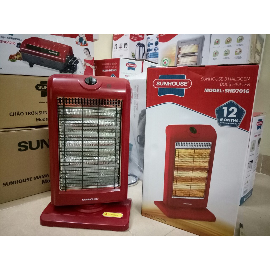 SƯỞI ĐIỆN 3 BÓNG HALOGEN SUNHOUSE SHD7016