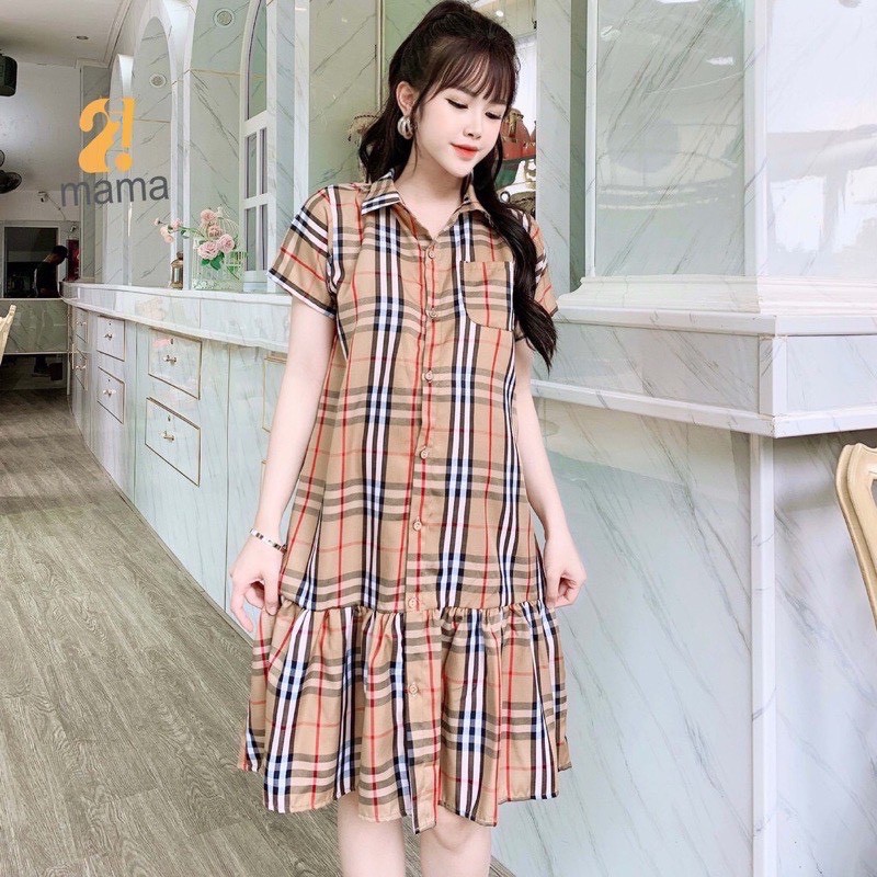 [Xả kho]Váy bầu Đầm bầu cao cấp thiết kế sang chảnh mặc đi làm đi chơi đều đượcFree size 43~68kg