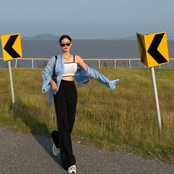 Quần Dài Ống Suông Cooling Bootcut Slacks LOOKNONE