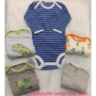 Combo 5 bộ bodysuits carter cho bé trai - bé gái