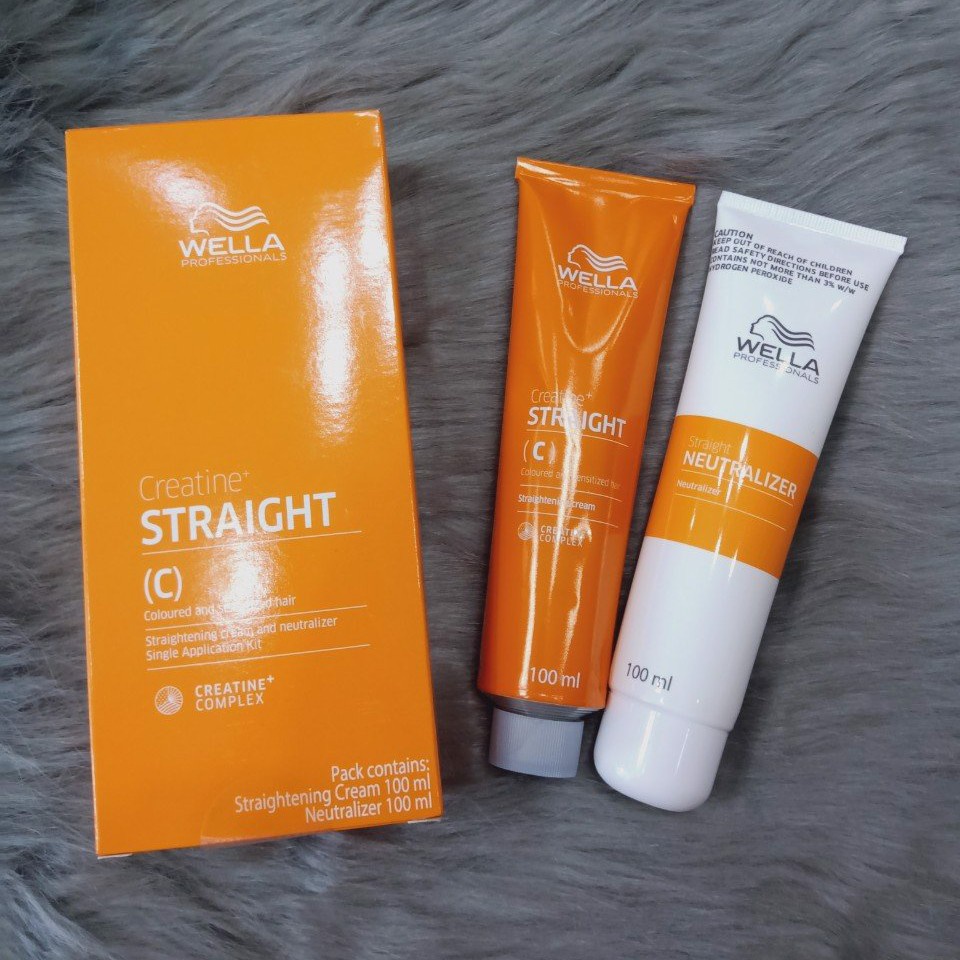 Kem duỗi tóc cao cấp Wella Straightening Cream 400mlx2 ( dạng gel )