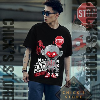 Áo thun tay lỡ form rộng Bad monkey