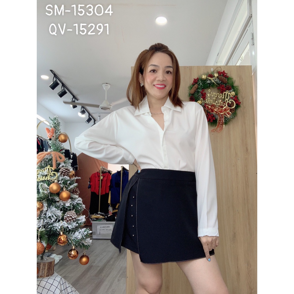 Quần BIG SIZE quần váy xẻ QV.QC - 15291