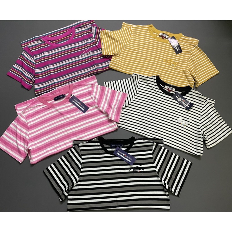 ÁO THUN SỌC TAY NGẮN