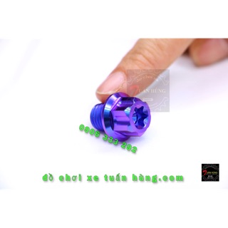 Ốc Chân Gương Titan [SIÊU ĐẸP] Gr5 Salaya (Ren thuận/Ngược)