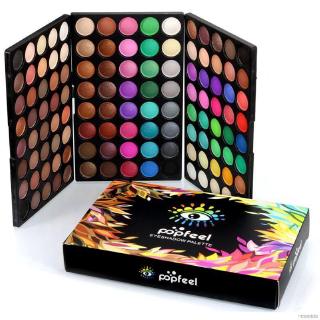 [Hàng mới về] Bảng phấn mắt Popfeel 120 ô màu lì và lung linh cao cấp
