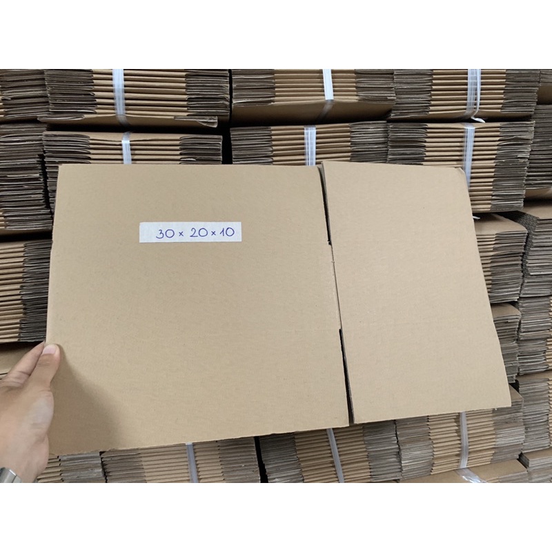 20 HỘP GIẤY 30x20x10 CARTON ĐÓNG HÀNG SHIPCOD-Thùng giấy giá rẻ-Thùng giấy có sẵn-Sỉ lẻ thùng giấy-Xưởng thùng giấy