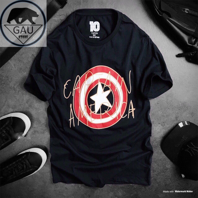 Áo phông Marvel: black panther, superman, ironman, captain america, batman