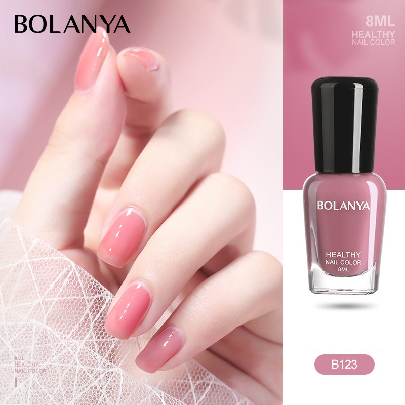 Sơn móng tay MAFFICK Bolanya màu nude gốc nước không cần hong đèn/ lột/ nhanh khô/ trong suốt và không mùi