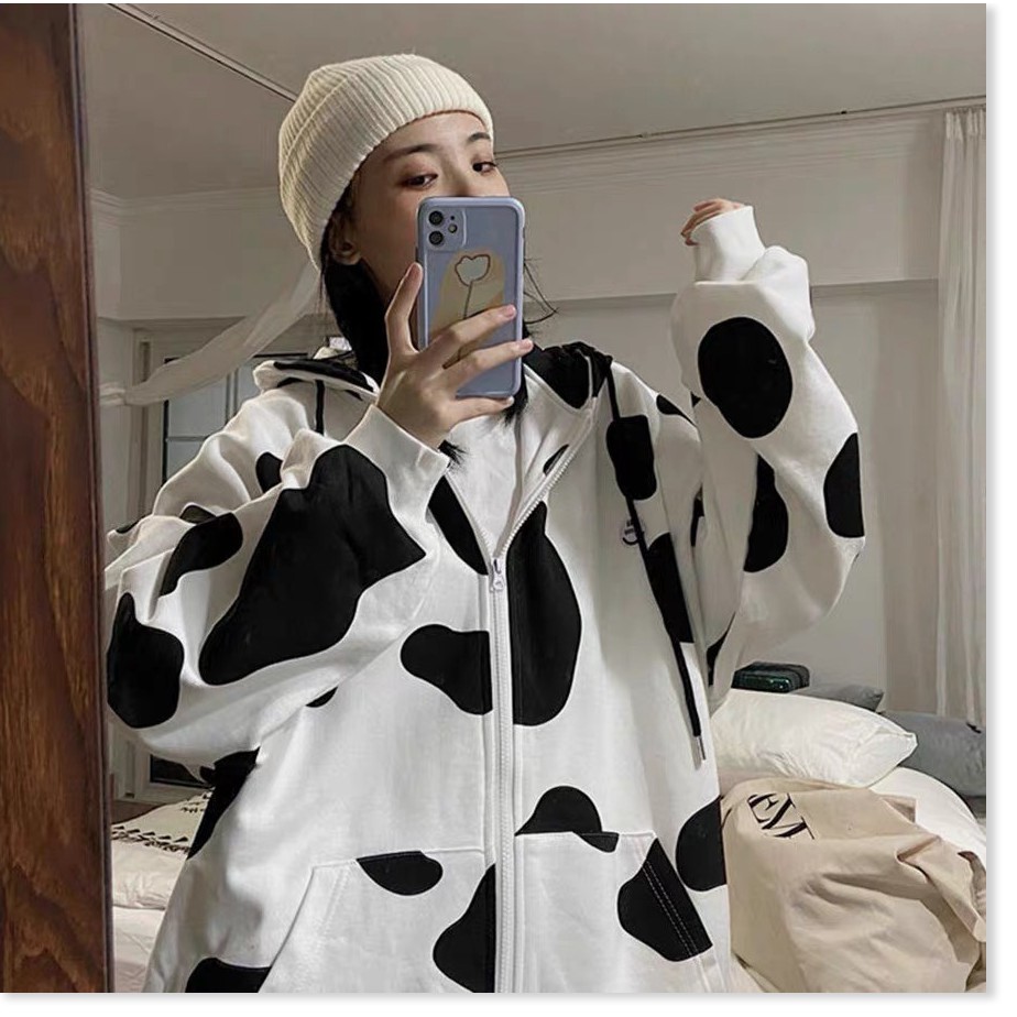 ÁO KHOÁC HOODIE NAM NỮ  CHỐNG NẮNG PHONG CÁCH BÒ SỮA HOT TREND