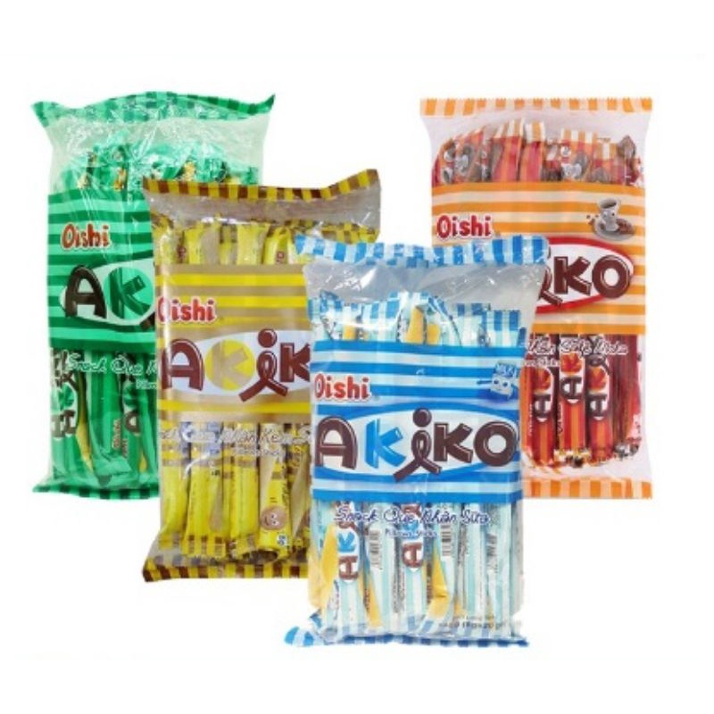 [ 7 Vị ] Bánh Akiko Nhân Socola / Akiko Cafe Moka / Snack Que Akiko / Bánh Xốp