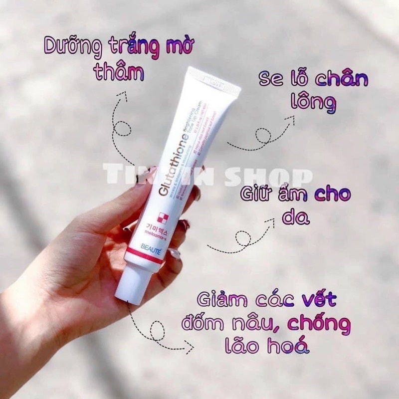 Kem Dưỡng Trắng MELASMA-X 3D Glutathion Brightening Tone Up 40ml