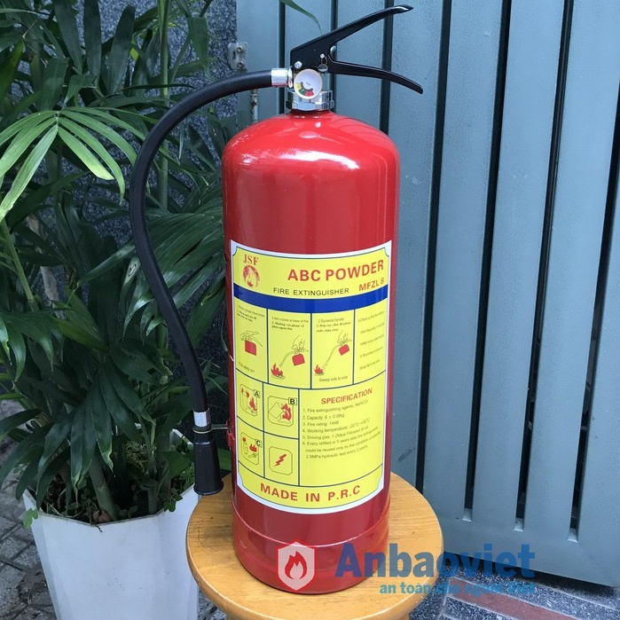 Bình chữa cháy bột 8kg – MFZ8 nhập khẩu chính hãng